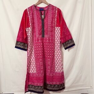 Sana Safinaz | Kurta | Cotton & Silk Printed Kurta